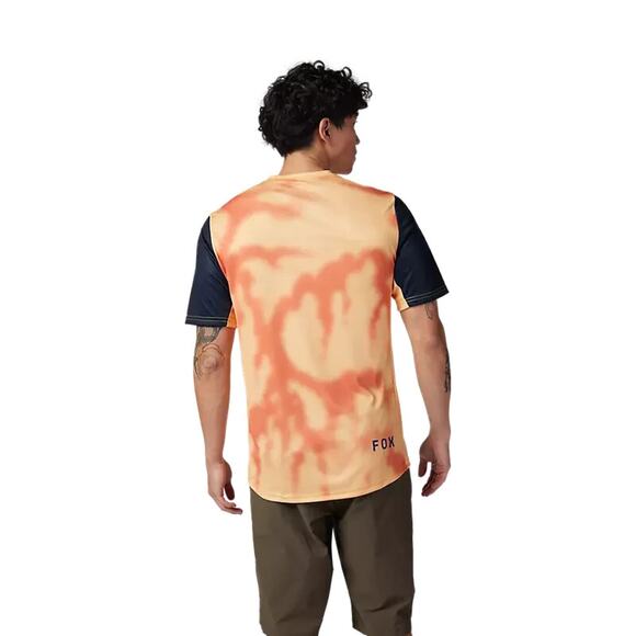 Fox Racing MTB Ranger Taunt Race Mens Short Sleeve Jersey Orange Sherbert-Medium - Picture 4 of 4